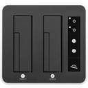 OWC Drive Dock U.2 USB 3.2 (10Gb/s) Dual-Bay Drive Docking Solution for 2.5-inch and 3.5-inch NVMe U.2 and SATA Drives