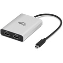 OWC USB-C Dual HDMI 4K Display Adapter with DisplayLink for Apple silicon M1, M2, M3, and M4 Macs (No Power Pass-Through)