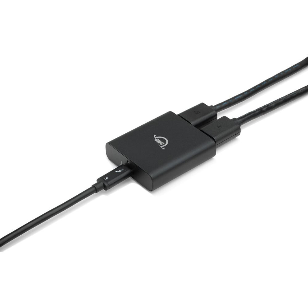 OWC Thunderbolt 3 to High Performance Dual Display Port 4K/5K/8K Adapter