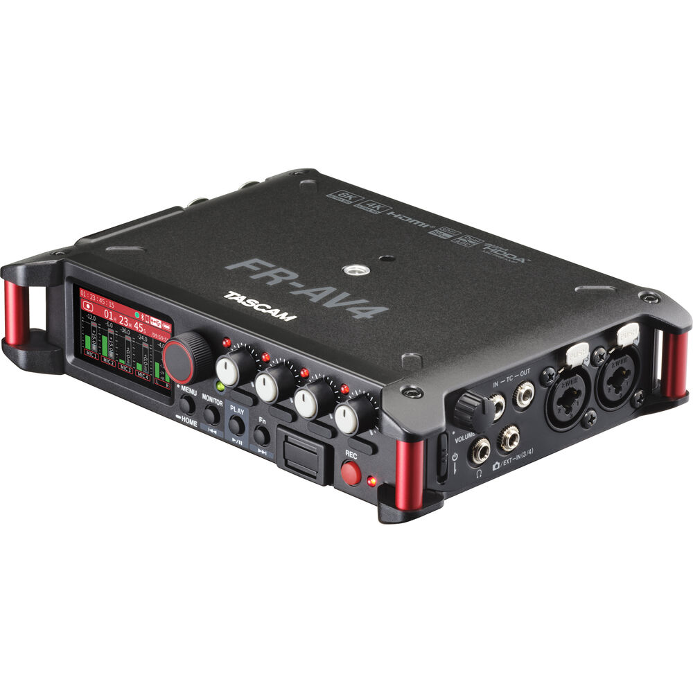 Tascam FR-AV4 32-Bit Float 4 Kanal Profesyonel Ses Kayıt Cihazı