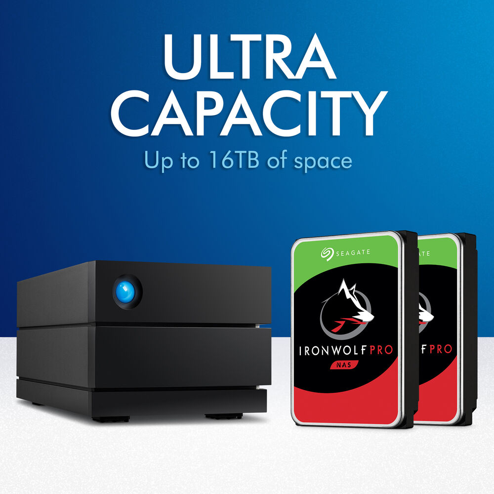 LaCie 36TB 2big USB 3.1 Type-C RAID Harici Harddisk STHJ36000800