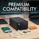 LaCie 28TB 2big Dock 2-Bay Thunderbolt 3 RAID Harici Harddisk STLG28000400
