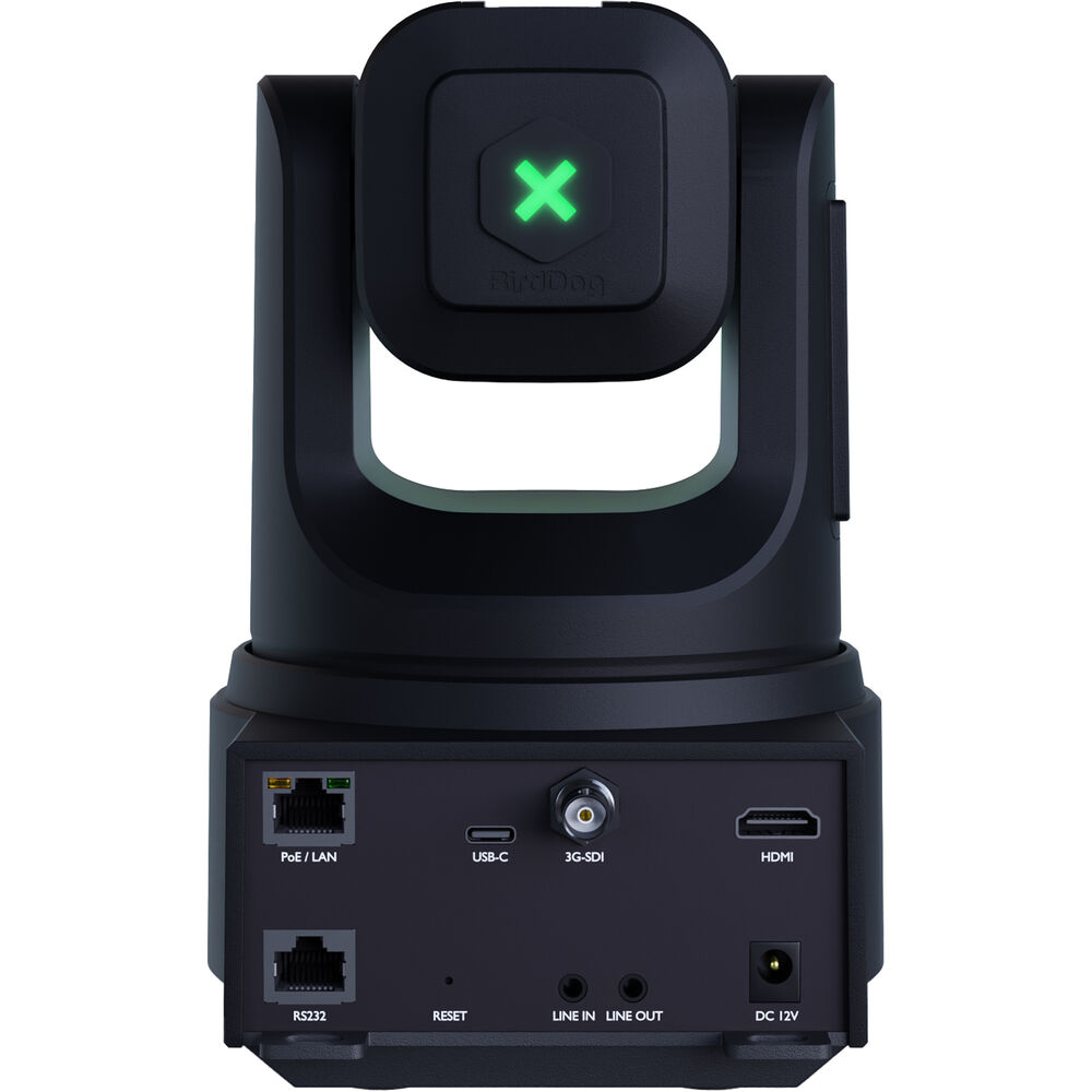 BirdDog X4E Ultra 4K PTZ Kamera AI Takip (Siyah)
