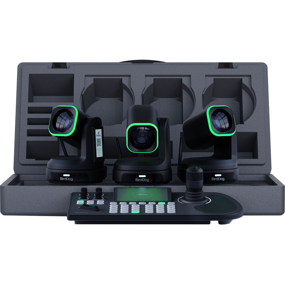 BirdDog X1 PTZ Yayın Paketi (3 Kamera + Kumanda) (Siyah)