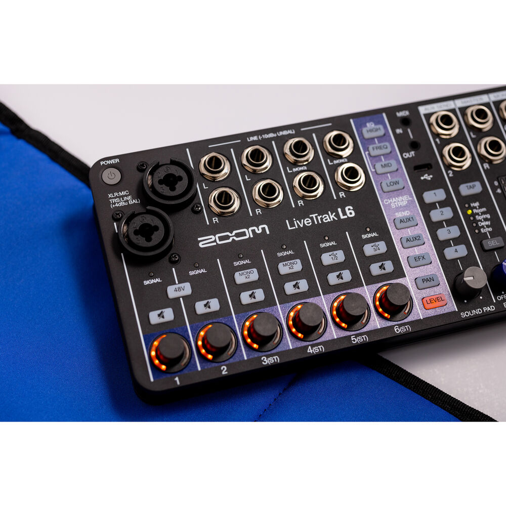 Zoom LiveTrak L6 10-Kanal Compact Dijital Mikser