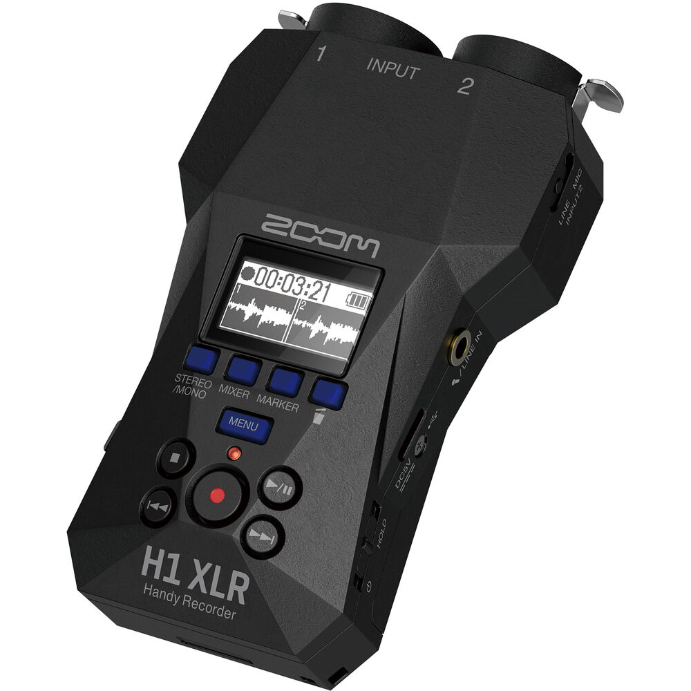 Zoom H1 XLR Digital Handy Recorder (Siyah)