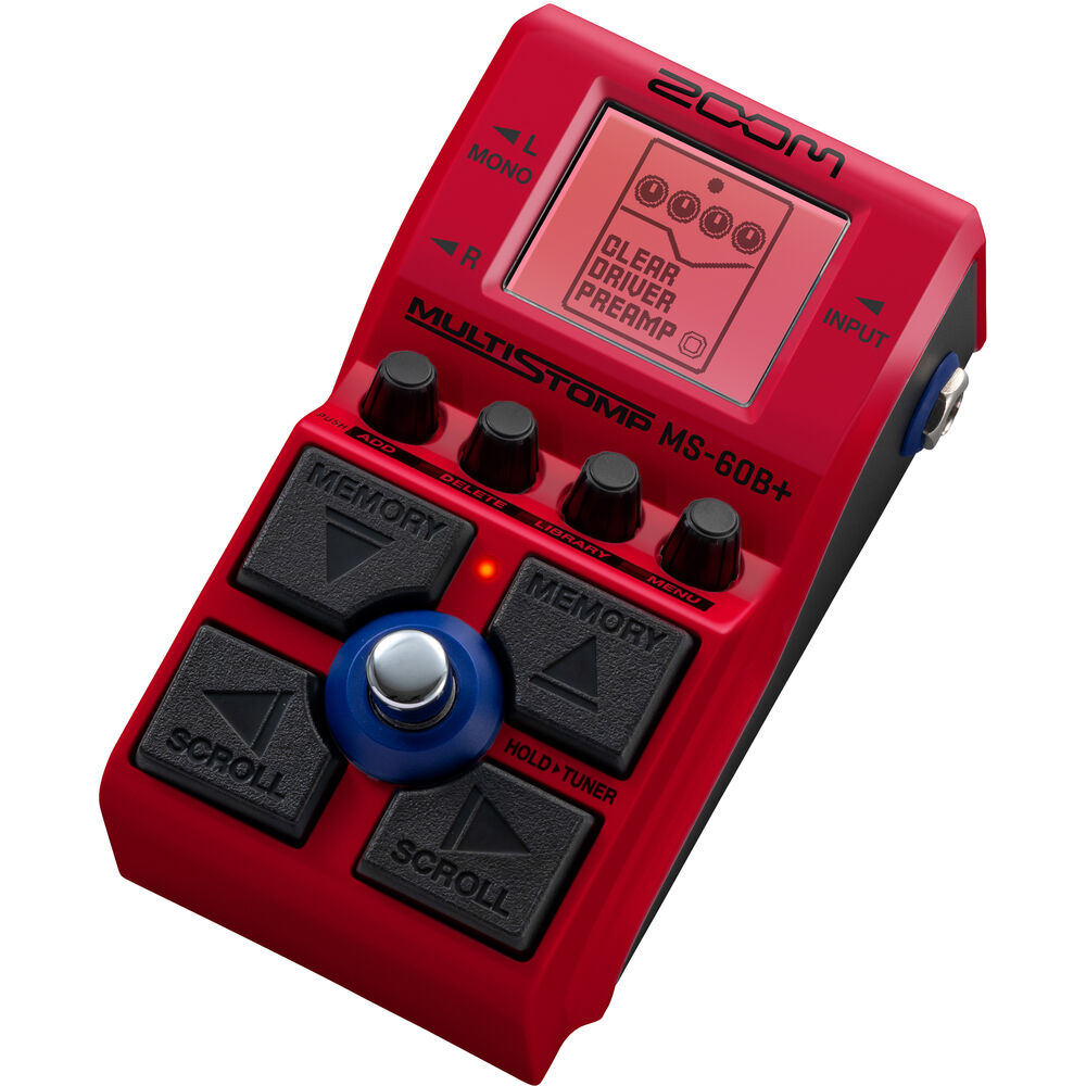 Zoom MS-60B+ Multistomp Bas Efekt Pedalı