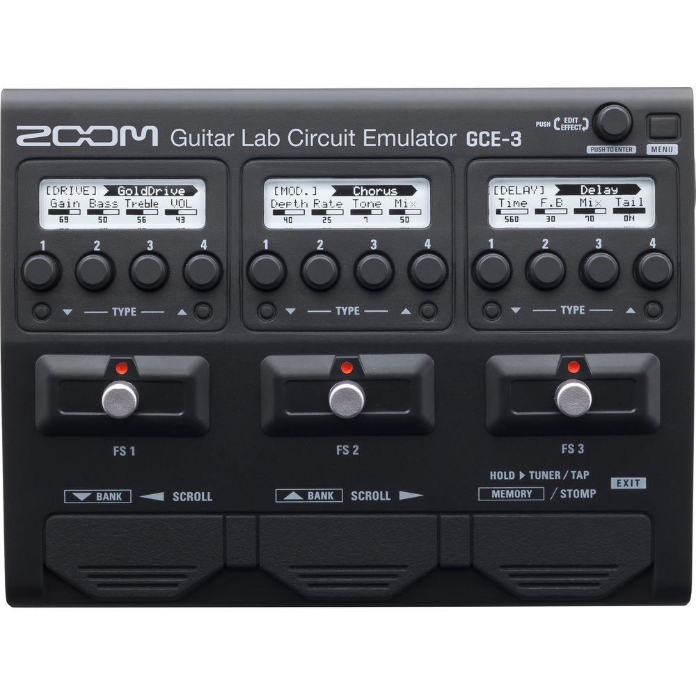 Zoom GCE-3 Guitar Lab Circuit Emulator USB Pedal Ses Kartı