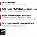 Panasonic Leica 25-50mm f/1.7 Lens