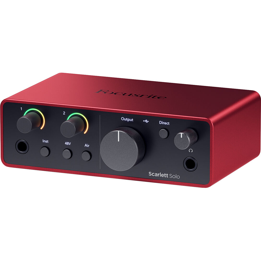 Focusrite Scarlett Solo Studio Gen 4 Kayıt Paketi