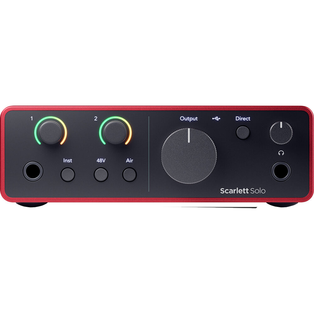 Focusrite Scarlett Solo Studio Gen 4 Kayıt Paketi