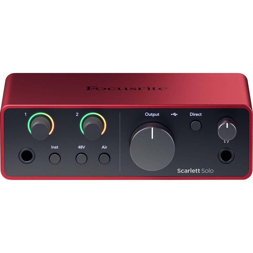 Focusrite Scarlett Solo Studio Gen 4 Kayıt Paketi