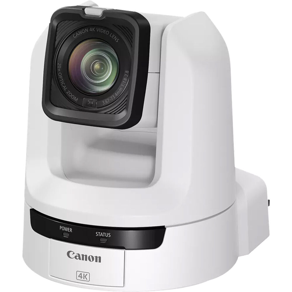 Canon CR-N300 4K PTZ Kamera  Auto-Tracking Lisans Dahil  Beyaz