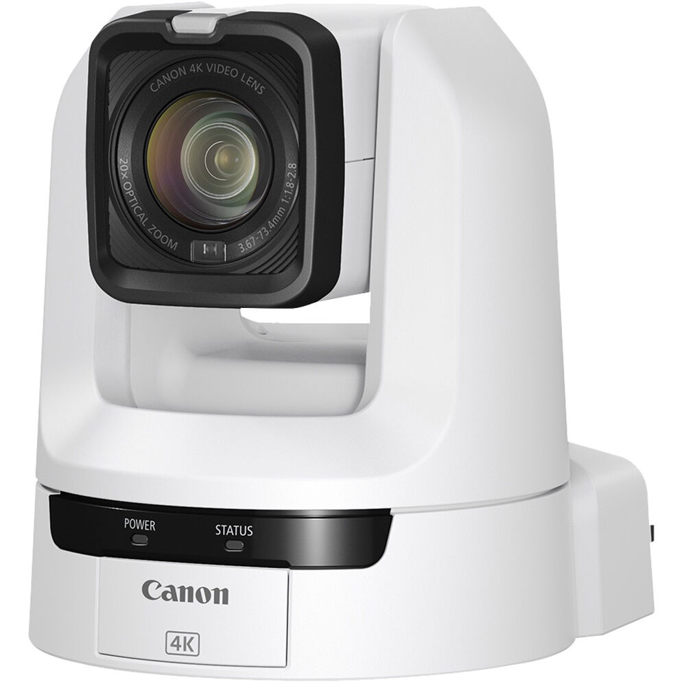 Canon CR-N100 4K PTZ Kamera  Auto-Tracking Lisans Dahil  Beyaz