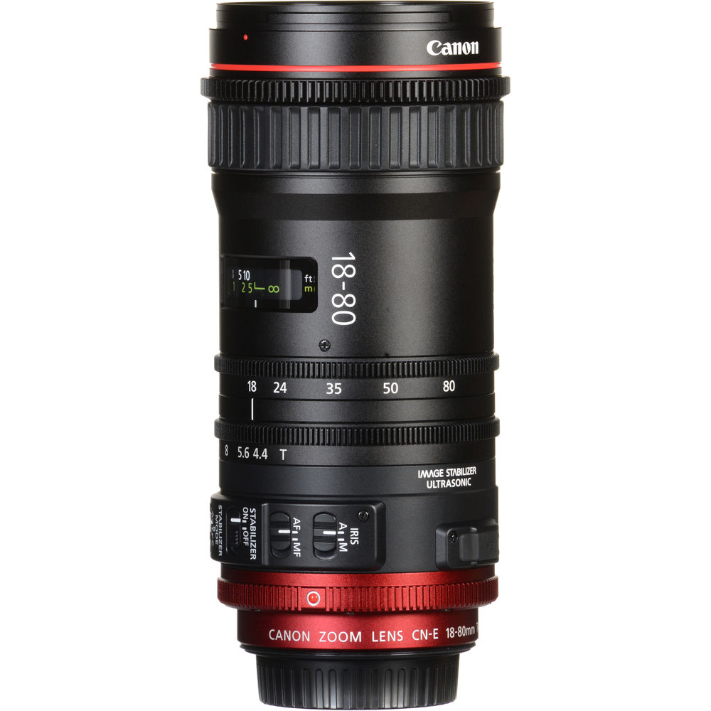 Canon CN-E 18-80mm T4.4 Compact-Servo Cine Zoom Lens (EF Mount)