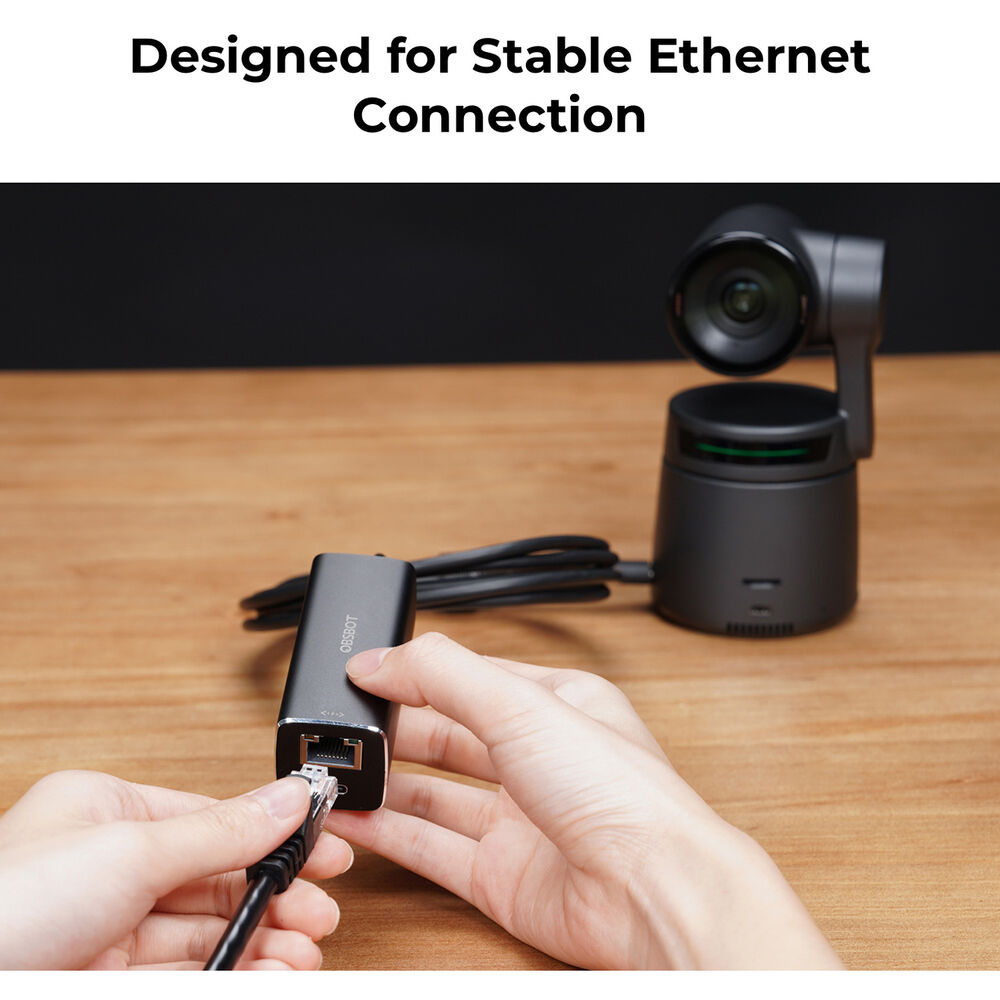 OBSBOT Tail Air için USB-C to Ethernet Adaptör