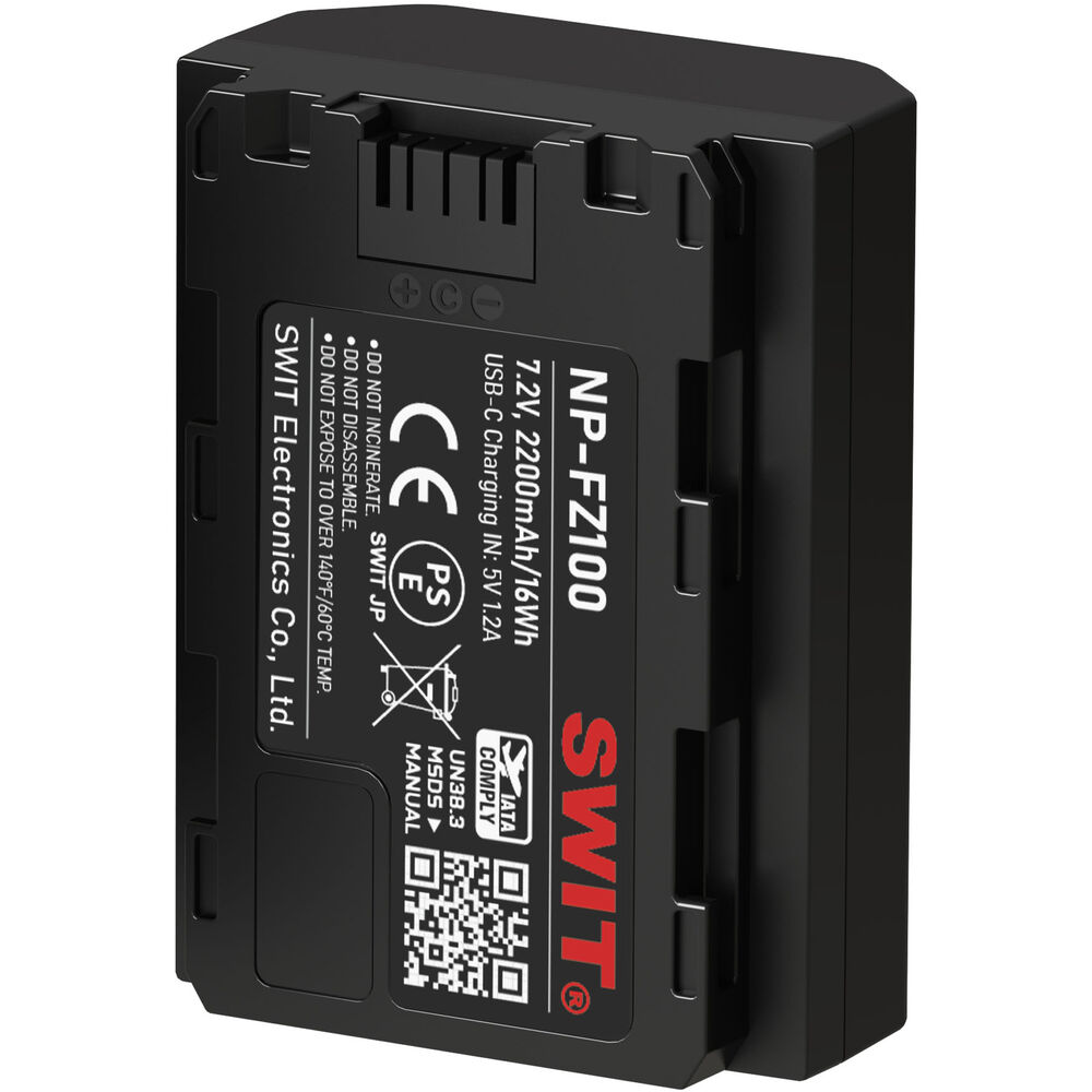 SWIT PowerCell NP-FZ100 USB-C Kamera Bataryası (Sony Uyumlu, 2200mAh)