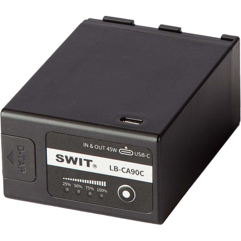 SWIT LB-CA90C 90Wh V-Mount Kamera Bataryası (Canon BP-A Uyumlu, D-Tap ve USB-C)