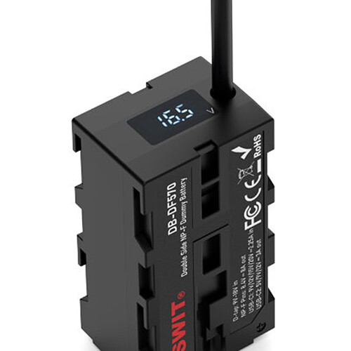 SWIT DB-DF570 NP-F Dummy Batarya (USB-C Girişli Çift Taraflı)