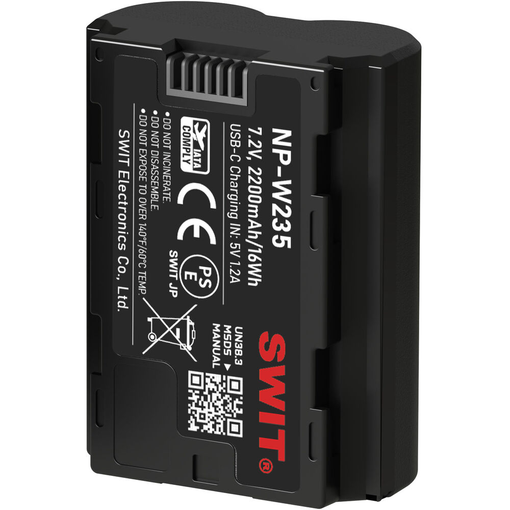 SWIT PowerCell NP-W235 USB-C Kamera Bataryası (Fujifilm Uyumlu, 2200mAh)