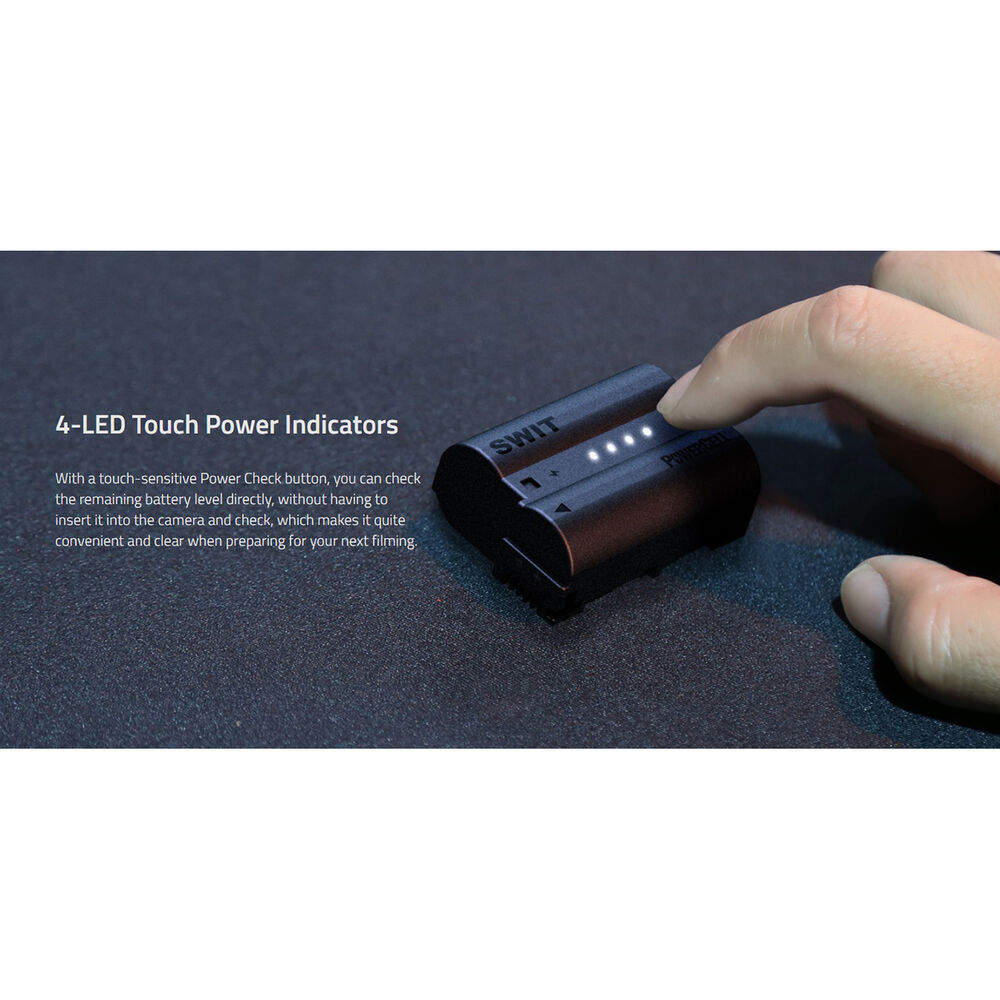 SWIT PowerCell EN-EL15C USB-C Kamera Bataryası (Nikon Uyumlu, 2200mAh)