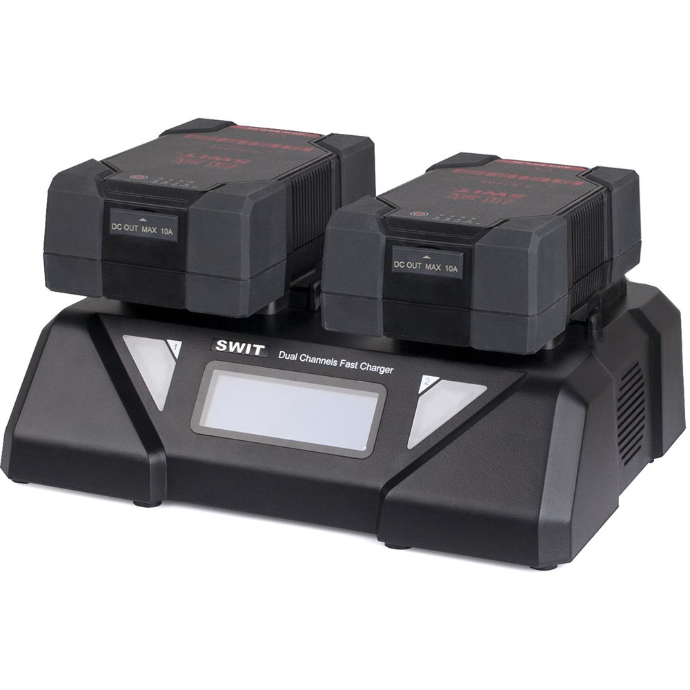 SWIT S-3812S 2 Kanallı V-Mount Süper Hızlı Şarj Cihazı