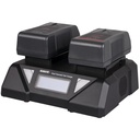 SWIT 2 Kanallı 6A Hızlı Şarj Cihazı (Gold Mount, LCD Ekranlı)