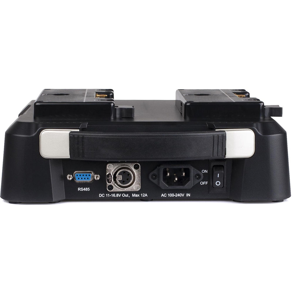 SWIT 2 Kanallı 6A Hızlı Şarj Cihazı (Gold Mount, LCD Ekranlı)