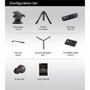 Teris TS100AL Fluid Head & Tripod Kit (Karbon Fiber) / 12 Kg