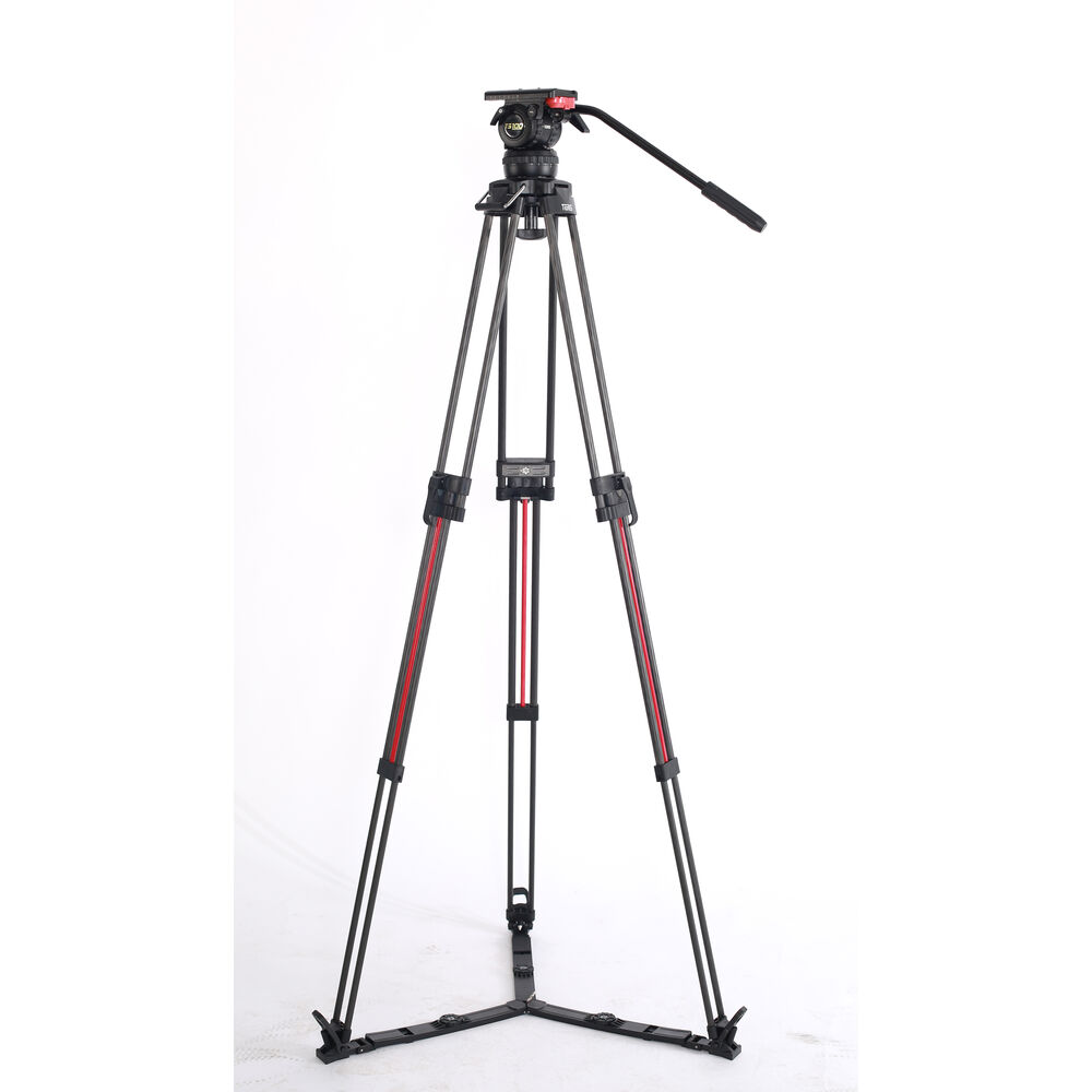 Teris TS100CF-Q Fluid Head & Tripod Kit (Karbon Fiber) / 12 Kg