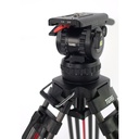 Teris TS100CF-Q Fluid Head & Tripod Kit (Karbon Fiber) / 12 Kg