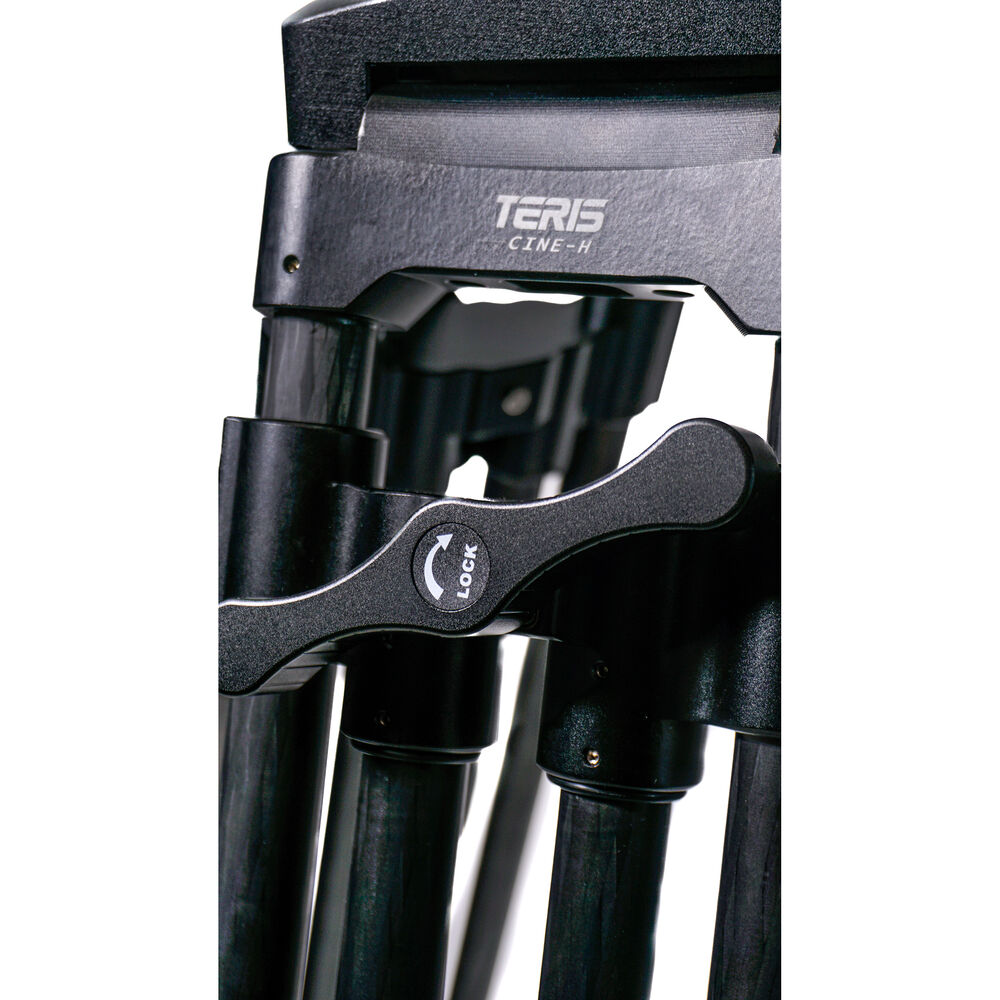 Teris TS350CF-CINE Carbon Fiber Fluid Head & Tripod Kit / 40 Kg