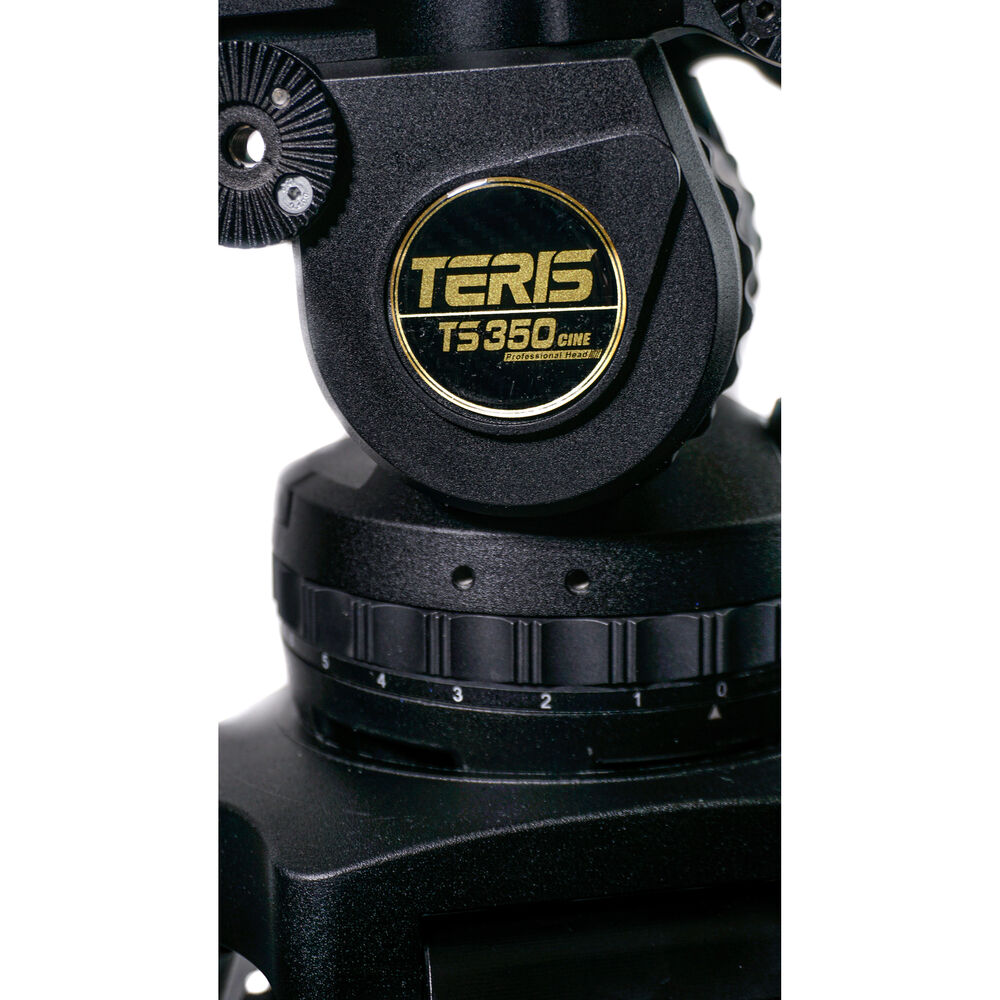 Teris TS350CF-CINE Carbon Fiber Fluid Head & Tripod Kit / 40 Kg