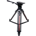 Teris TS300CF Carbon Fiber Fluid Head & Tripod Kit / 30 Kg