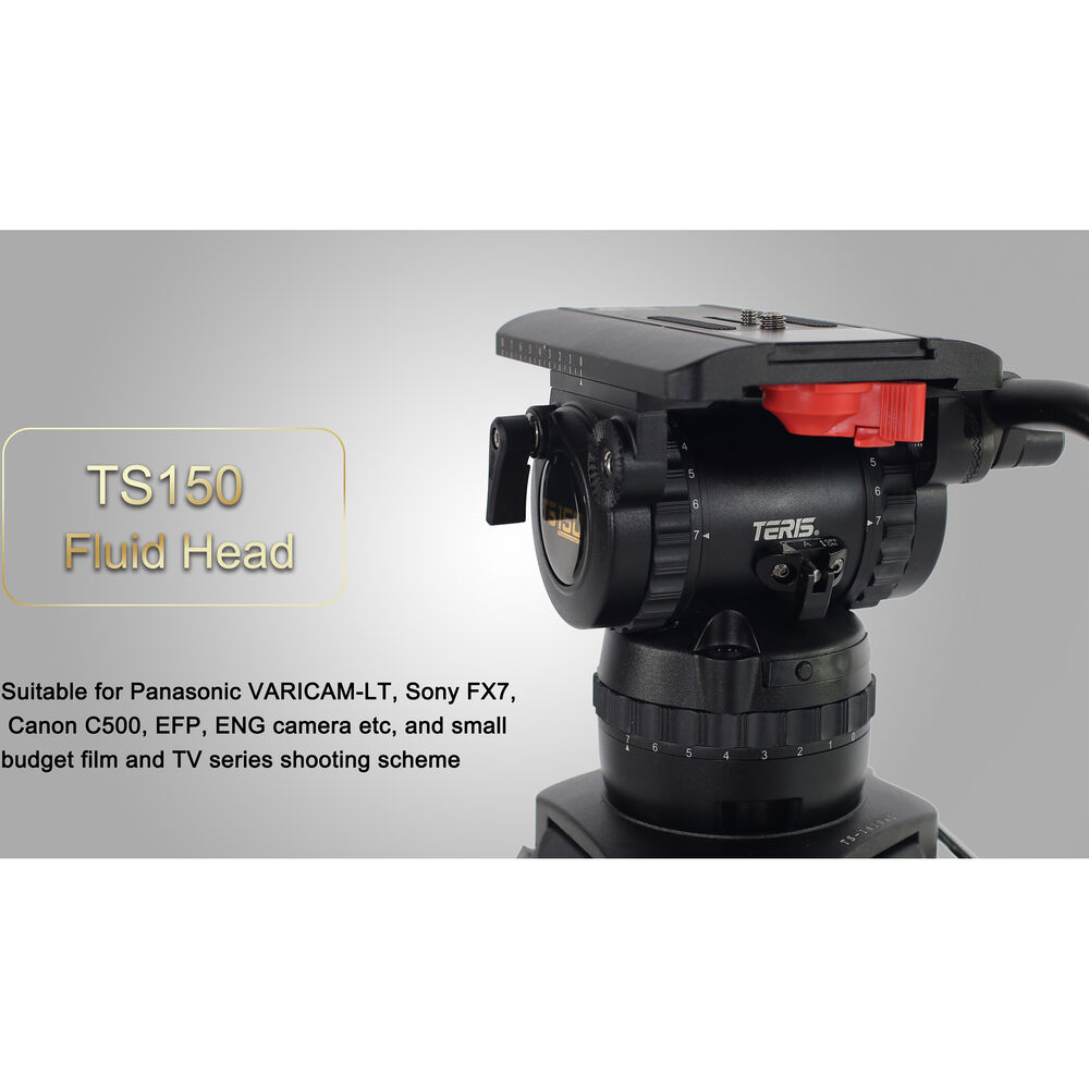 Teris TS150AL Fluid Head & Tripod Kit / 20 Kg