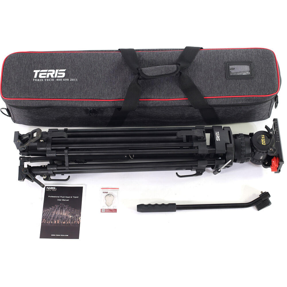Teris TS120AL Fluid Head & Tripod Kit / 15 Kg