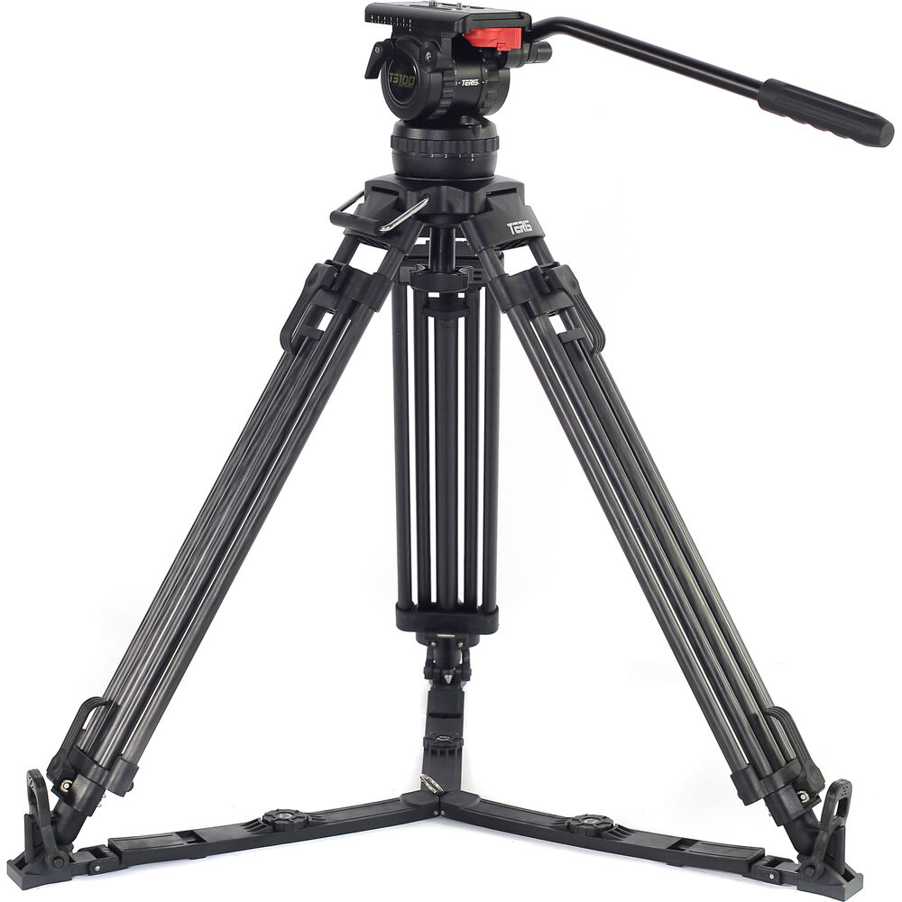 Teris TS100CF Fluid Head & Tripod Kit (Karbon Fiber) / 12 Kg