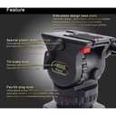 Teris TCE-CF PLUS Fluid Head & Tripod Kit (Karbon Fiber)