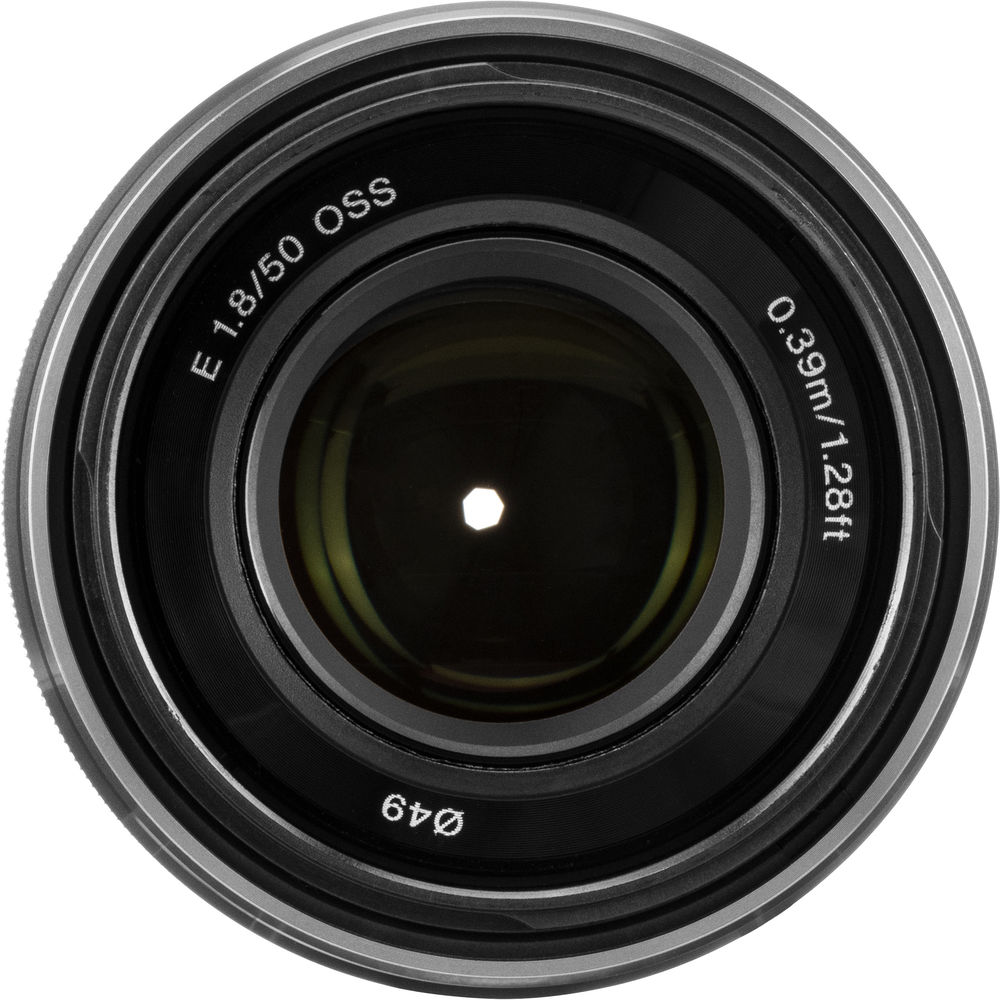 Sony E 50mm f/1.8 OSS Lens (Gümüş)