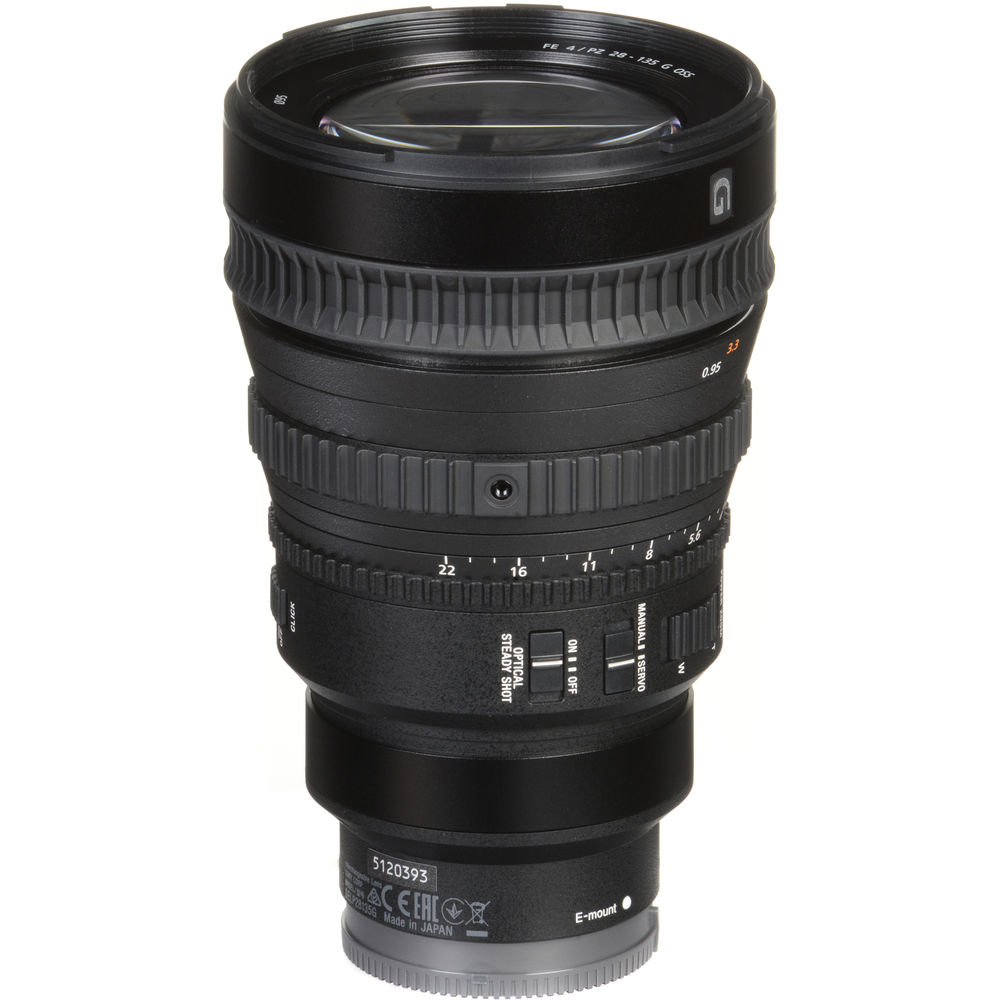 Sony FE PZ 28-135mm f/4 G OSS Full Frame Power Zoom Lens