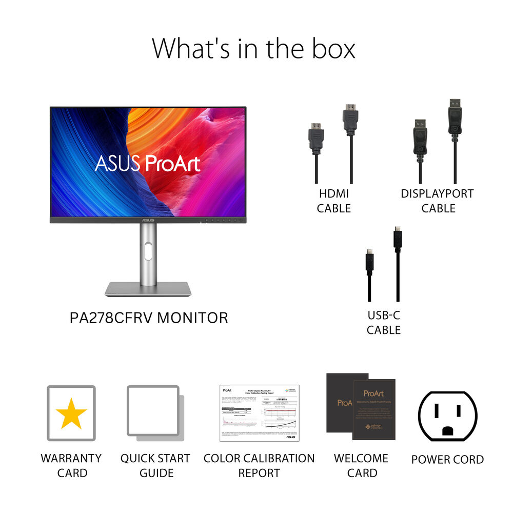 ASUS ProArt PA278CFRV 27" IPS Profesyonel Monitör