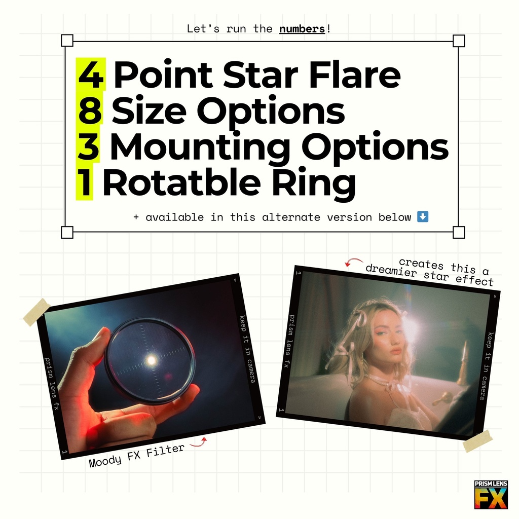 Prism Lens FX MAG-MOUNT STAR 77mm