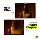 Prism Lens FX "HANDHELD" Split Diopter [+2] 150MM