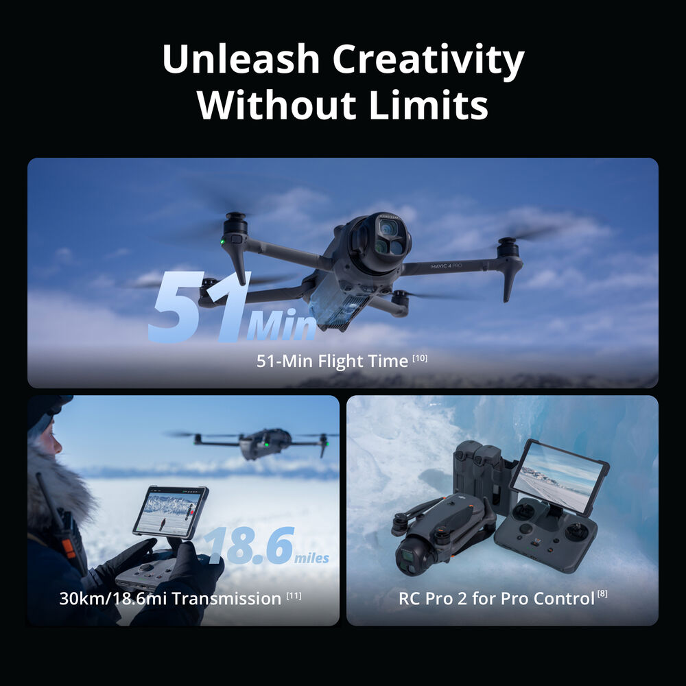 DJI Mavic 4 Pro Drone Fly More Combo (DJI RC 2)