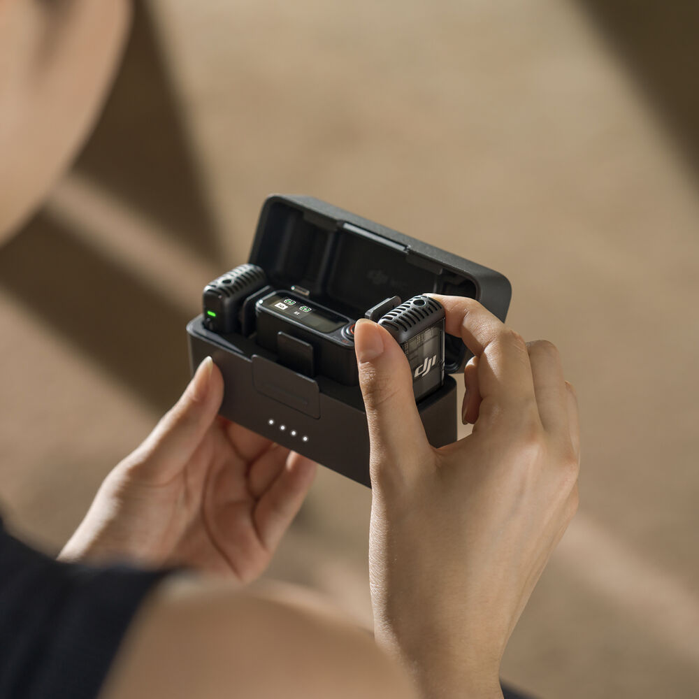 DJI Mic 2 Kablosuz Mikrofon Seti (2TX + 1RX + Şarj Kutusu)