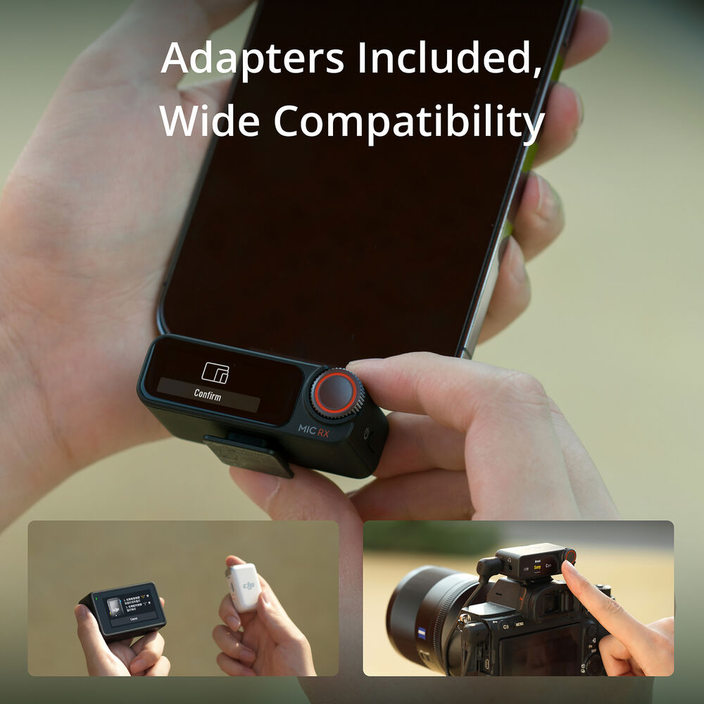 DJI Mic 2 Kablosuz Mikrofon Seti (2TX + 1RX + Şarj Kutusu)