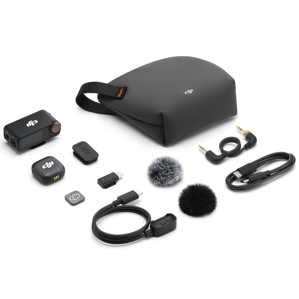 DJI Mic 3 Kablosuz Mikrofon Seti (1TX + 1RX)