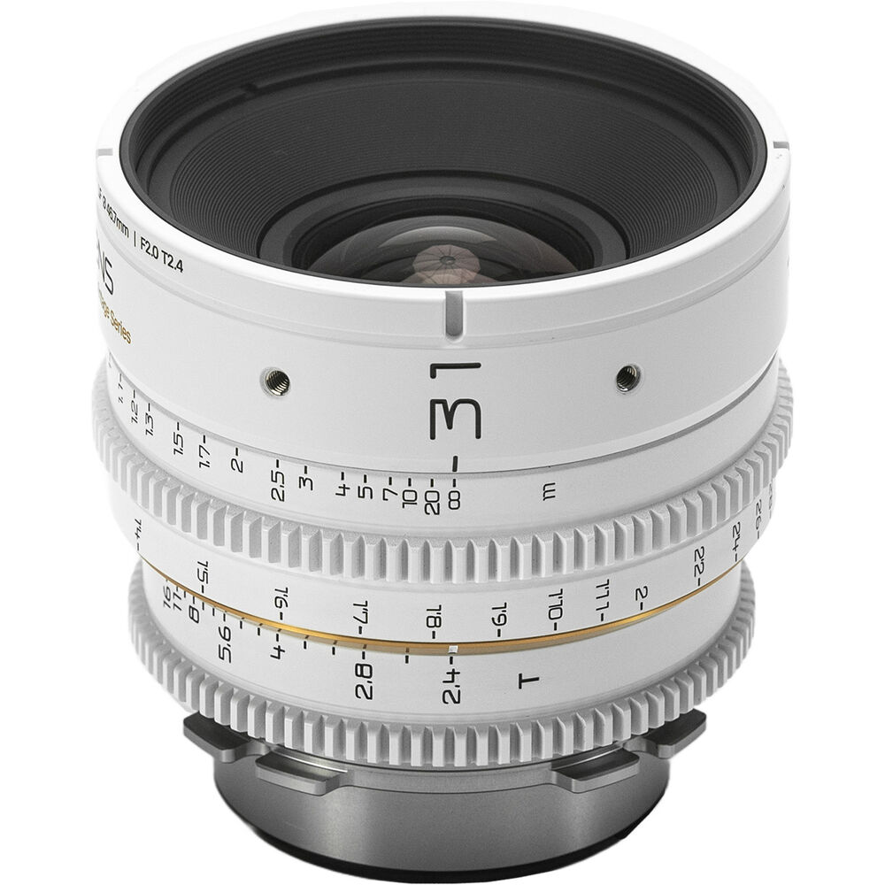[AMP24W-PL] Dulens APO Mini Prime 31mm T2.4 Lens (ARRI PL, White)