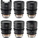 Dulens APO Cambrian Prime 6-Lens Complete Set (ARRI PL, Imperial, Black)
