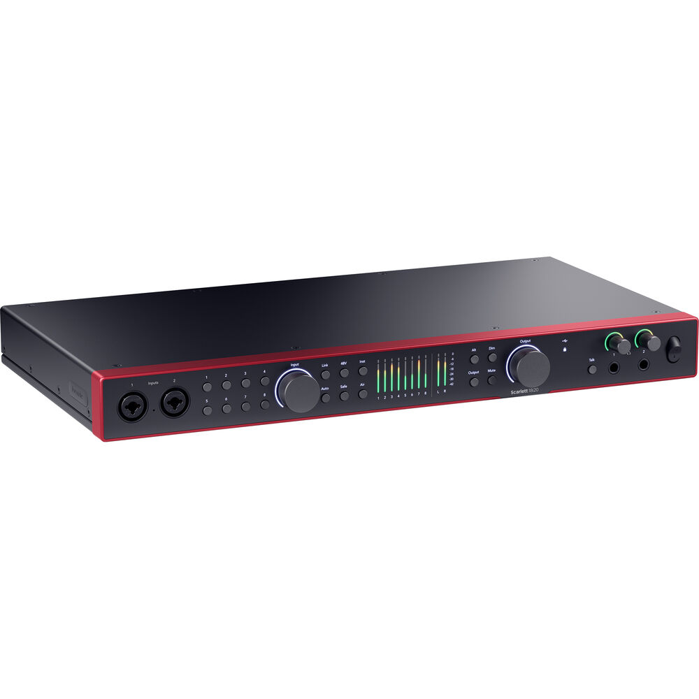 [SCARLETT-18I20-4G] Focusrite Scarlett 18i20 Gen 4 USB Ses Kartı